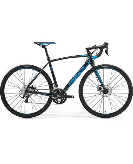 Шоссейный велосипед Merida Cyclo Cross 300 Metallic Black (blue) (2017)