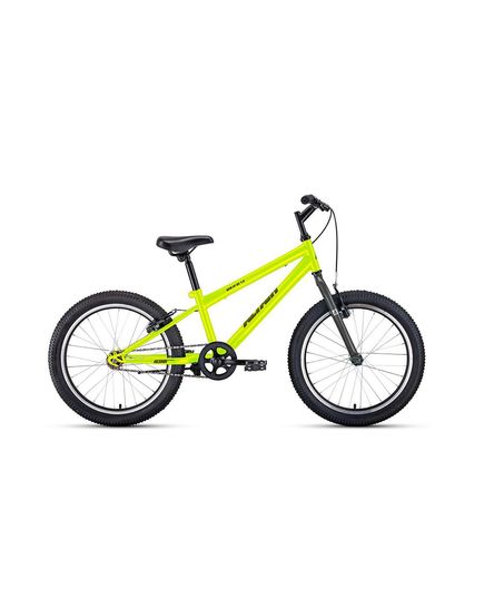 Велосипед 20" Altair MTB HT 20 1.0 1 ск 20-21 г (10,5" Темно-серый/Желтый/1BKT1J101009)