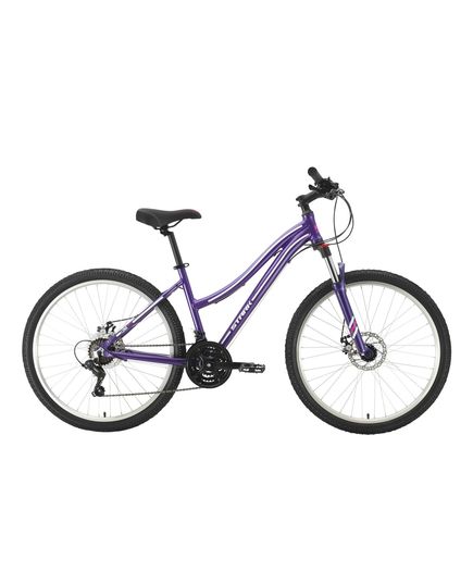 Велосипед Stark'22 Luna 26.2 D фиолетовый/серебристый 16"