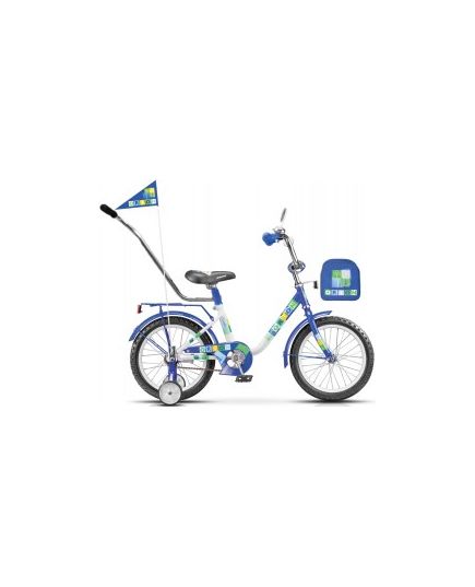 Велосипед Stels 12" Flash (LU074621) (Синий/Белый), изображение 2