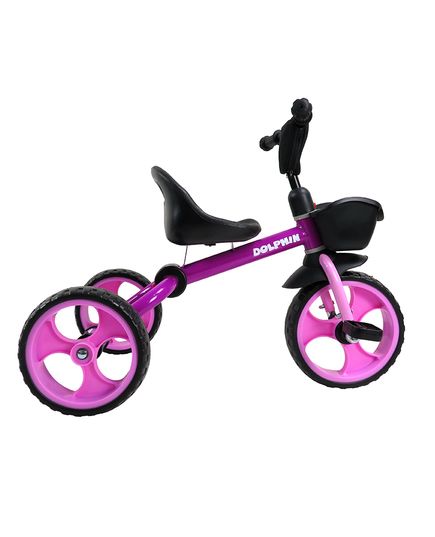 Велосипед Детский Трехколесный Складной, Серия "Dolphin" (2023), Фиолетовый, изображение 2