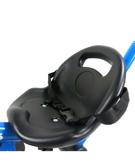 Велосипед Детский Трехколесный Складной, Серия "Octopus" (2023), с Ручкой Управления, Синий, изображение 2
