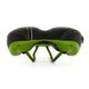 Седло, 260*160мм черное с зеленым, европодвес Vinca Sport, изображение 2