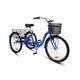 Велосипед Stels Enerdgy III 2016 Синий с корзиной, изображение 2