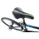SENSE Велосипед Impulse Disk 260, р18" черный/зеленый/синий, алюминий,  21 скорость, втулки, каретка, изображение 4