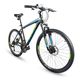 SENSE Велосипед Impulse Disk 260, р18" черный/зеленый/синий, алюминий,  21 скорость, втулки, каретка, изображение 5